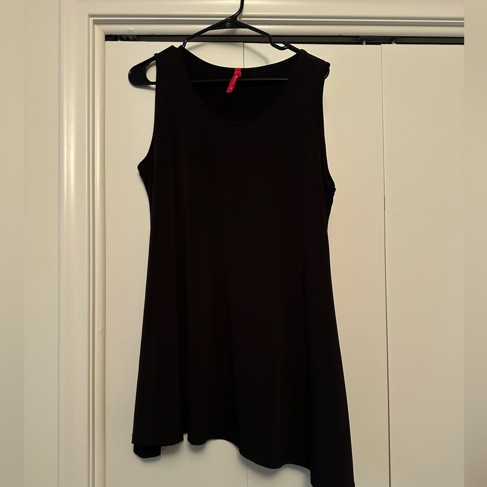 IC COLLECTION Black long Tank Top